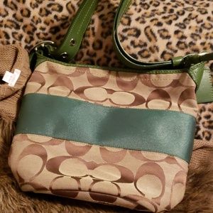 Coach handbag & matching wallet